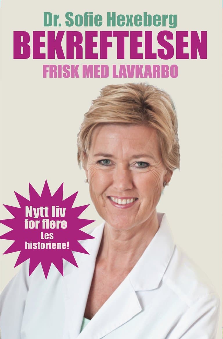 Omslag Bekreftelsen - Frisk med lavkarbo av Sofie Hexeberg (Innbundet)