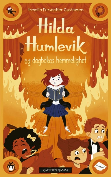 Omslag av "Hilda Humlevik og dagbokas hemmelighet"