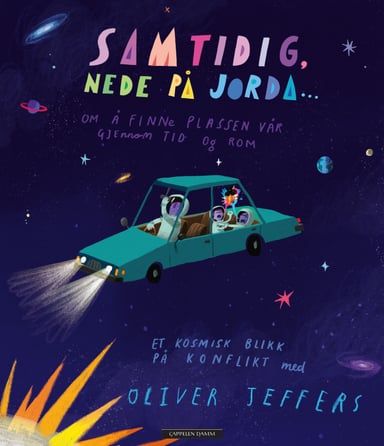 Omslag av "Samtidig, nede på jorda ..."