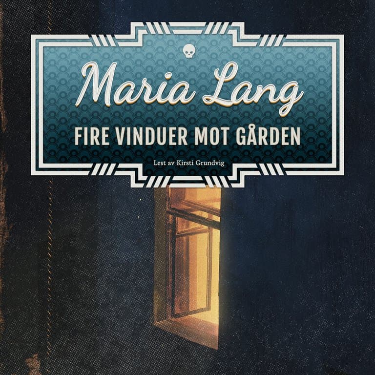 Omslag Fire vinduer mot gården av Maria Lang (Lydbok)