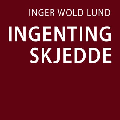 Omslag av "Ingenting skjedde"