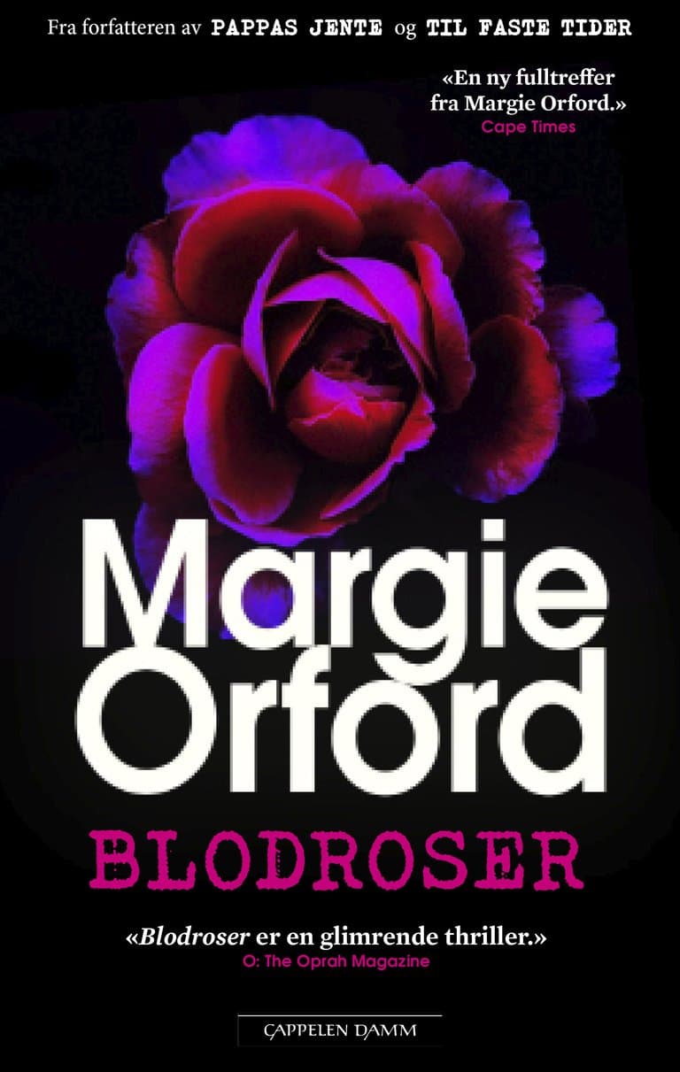 Omslag Blodroser av Margie Orford (Heftet)