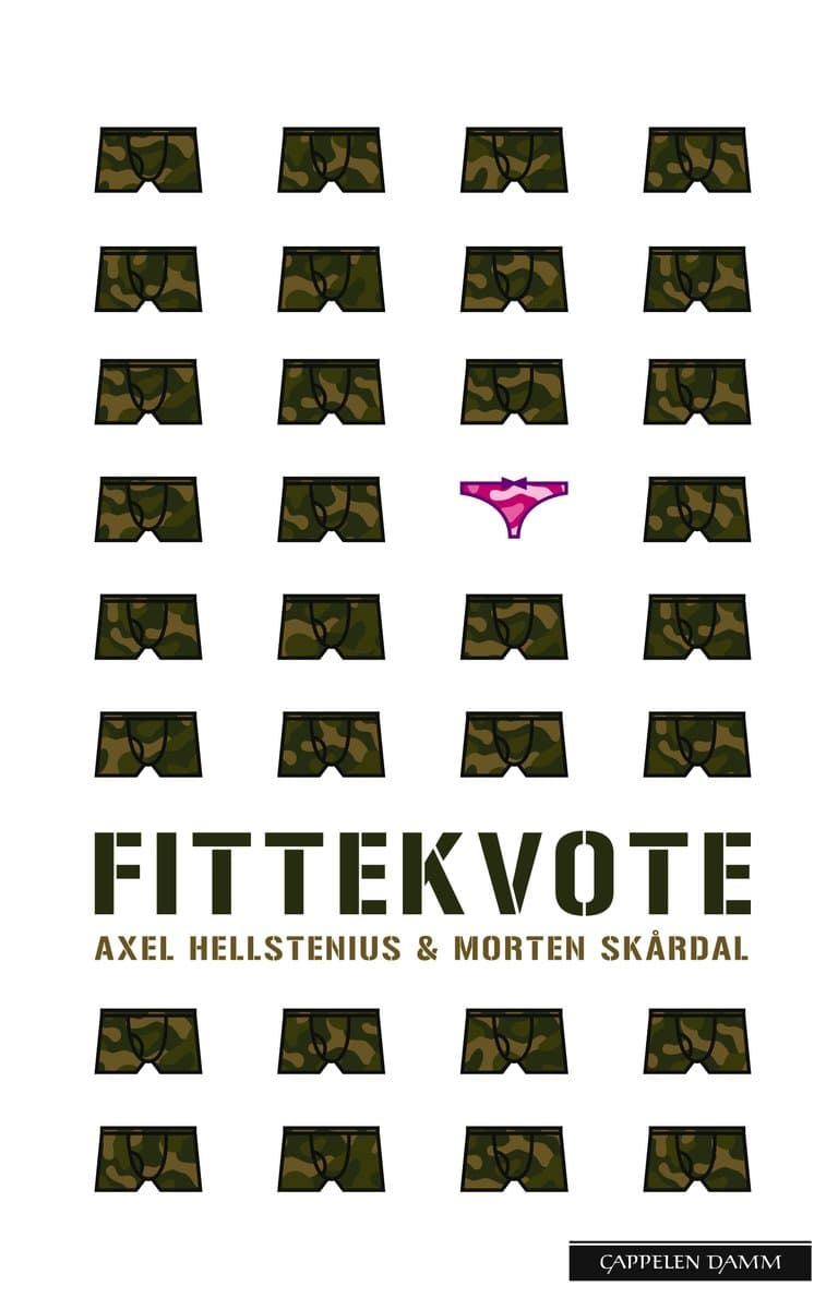 Omslag Fittekvote av Axel Hellstenius og Morten Skårdal (Innbundet)