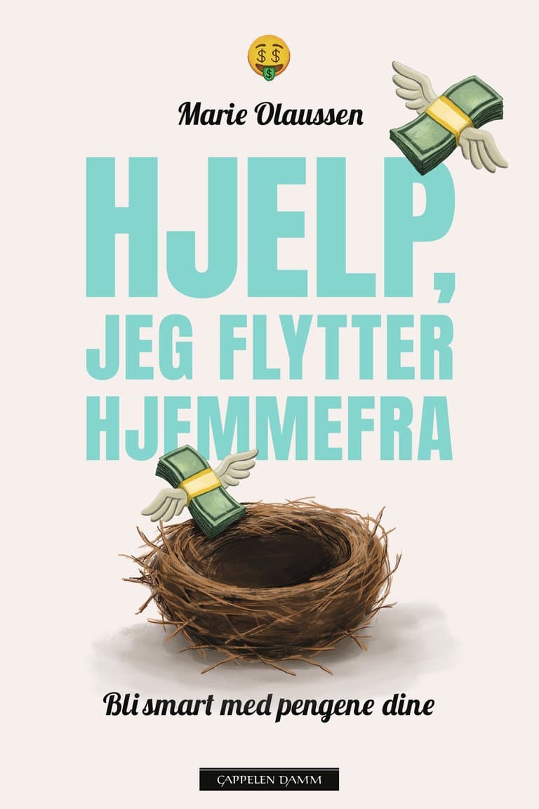 Omslag Hjelp, jeg flytter hjemmefra av Marie Olaussen (Ebok)