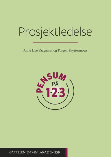 Omslag av "Prosjektledelse på 1-2-3"