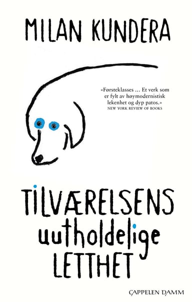 Omslag av "Tilværelsens uutholdelige letthet"