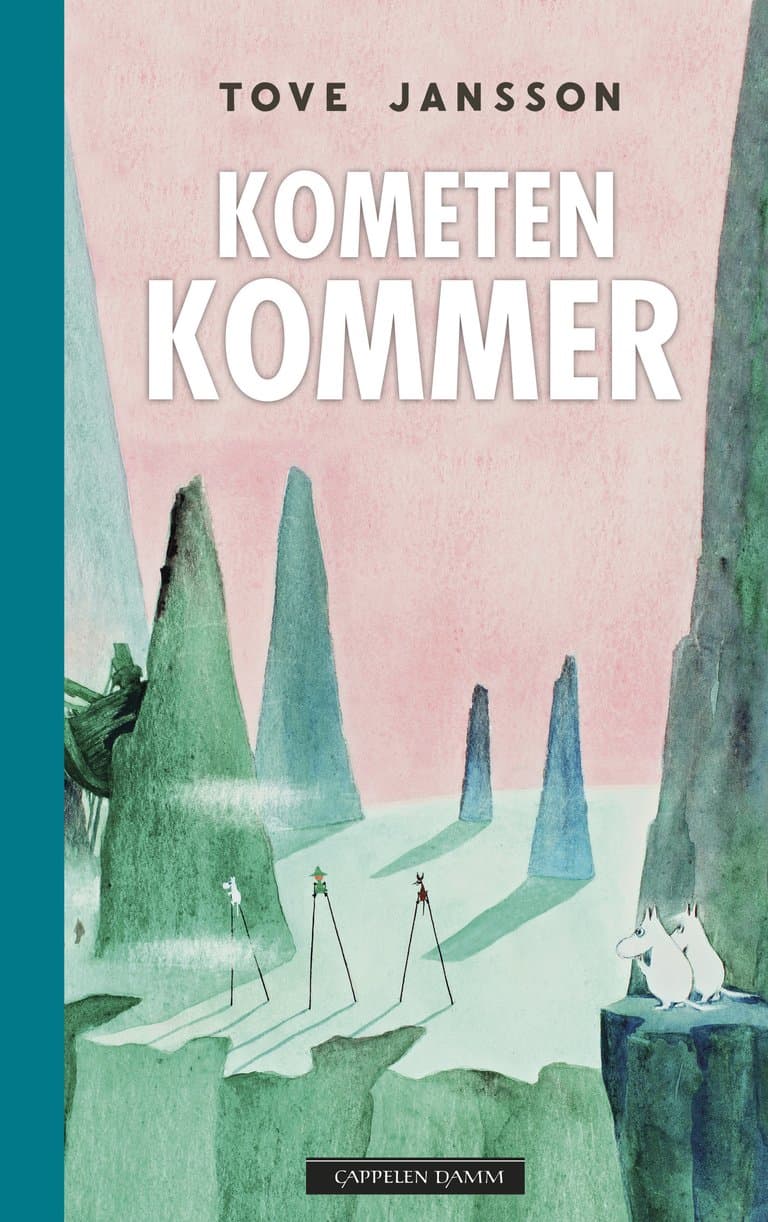 Omslag Kometen kommer av Tove Jansson (Innbundet)