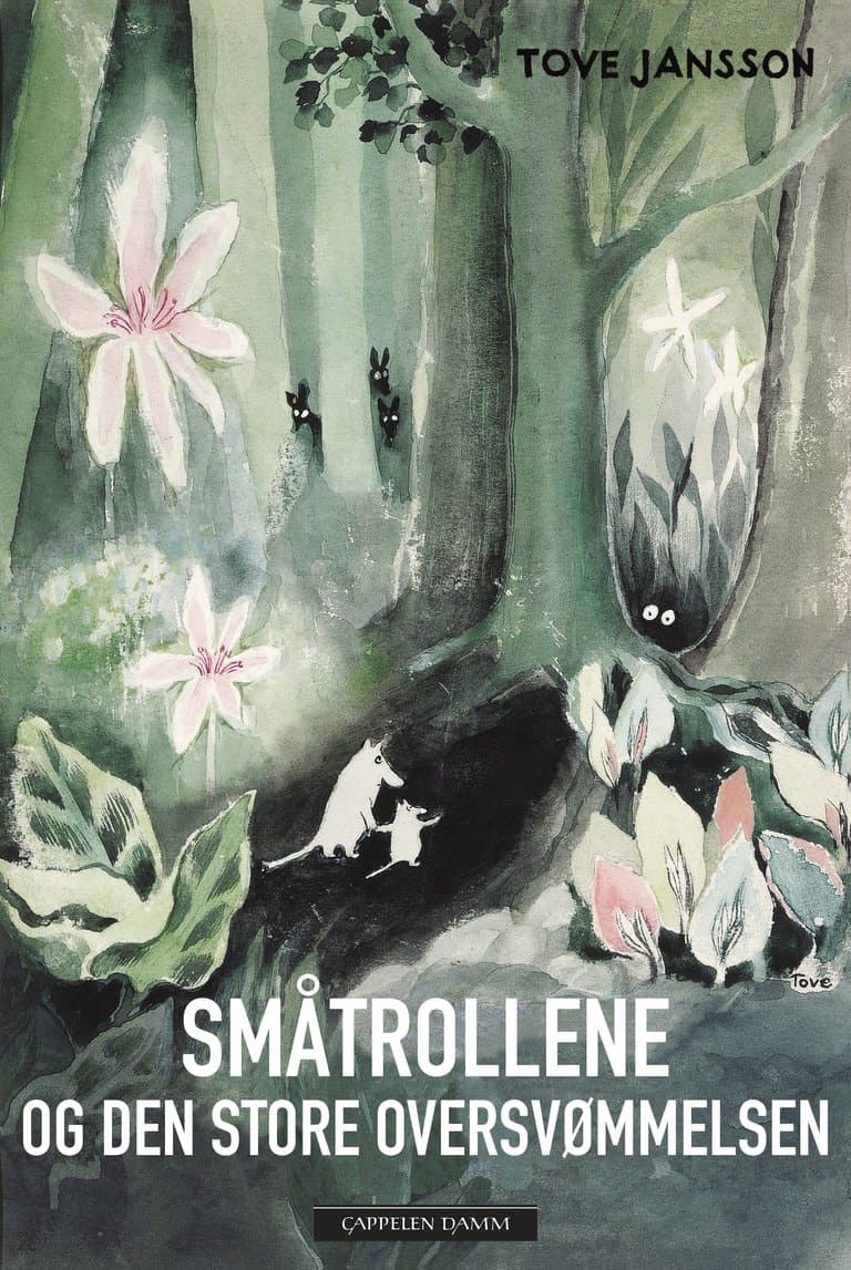 Omslag Småtrollene og den store oversvømmelsen av Tove Jansson (Ebok)