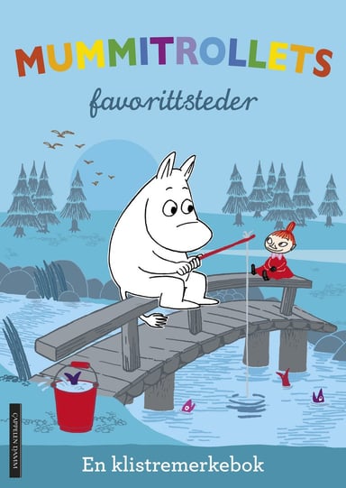 Omslag av "Mummitrollets favorittsteder - klistremerkebok"