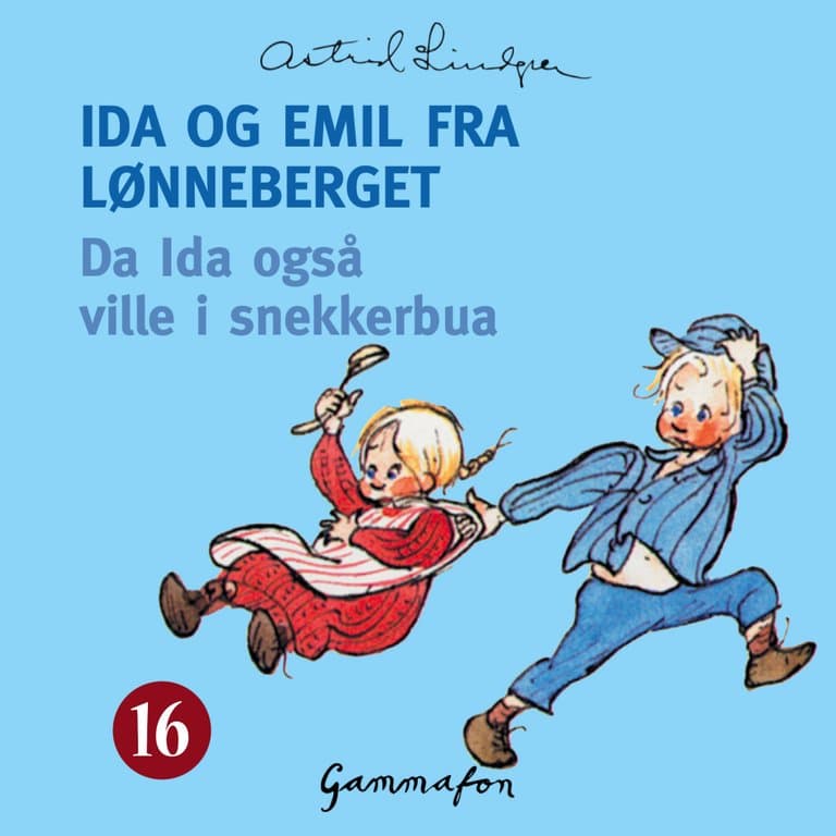 Omslag Da Ida også ville i snekkerbua av Astrid Lindgren (Lydbok)