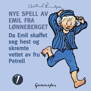Omslag av "Da Emil skaffet seg hest og skremte vettet av fru Petrell og hele Vimmerby"