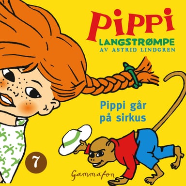 Omslag av "Pippi går på sirkus"