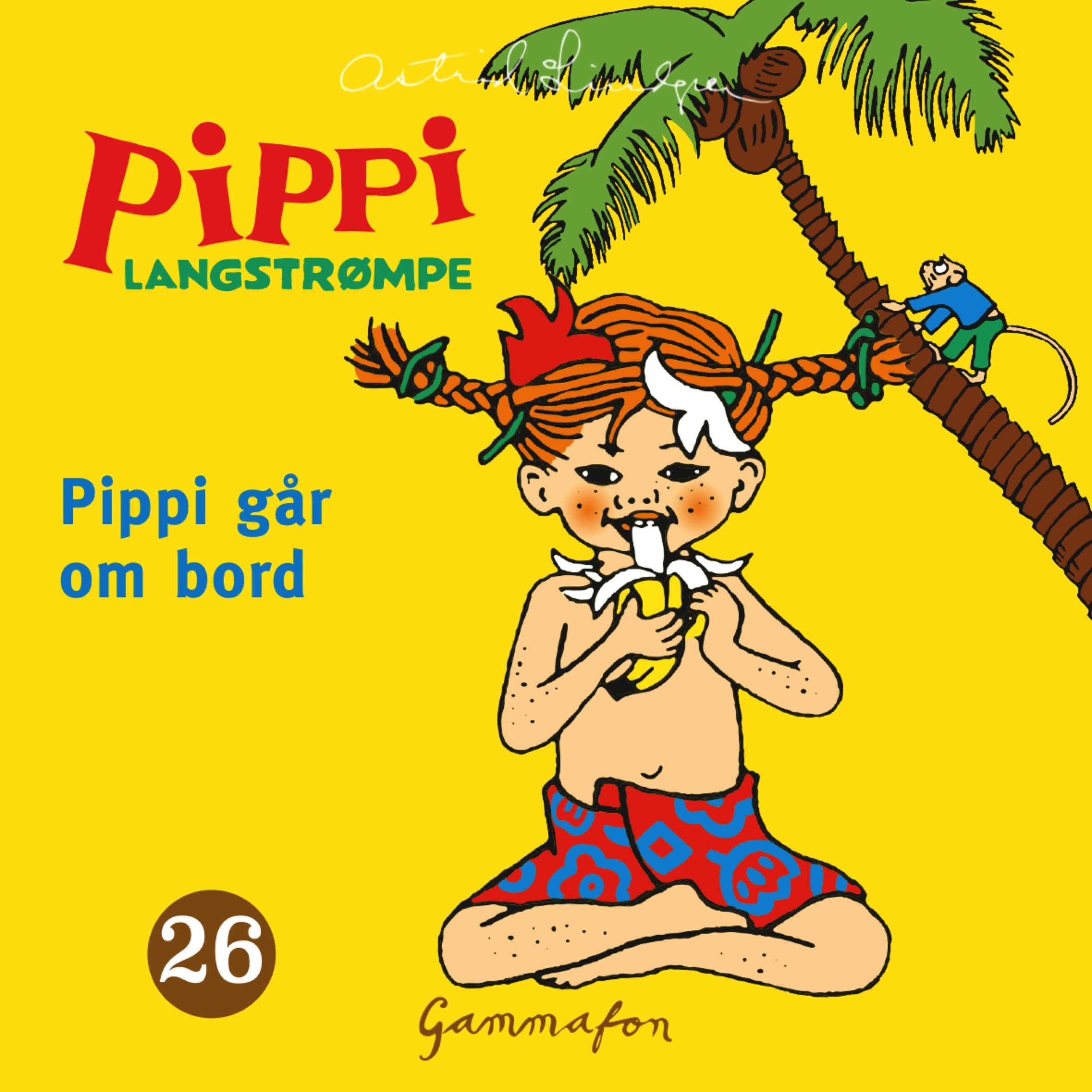 Omslag Pippi går om bord av Astrid Lindgren (Lydbok)