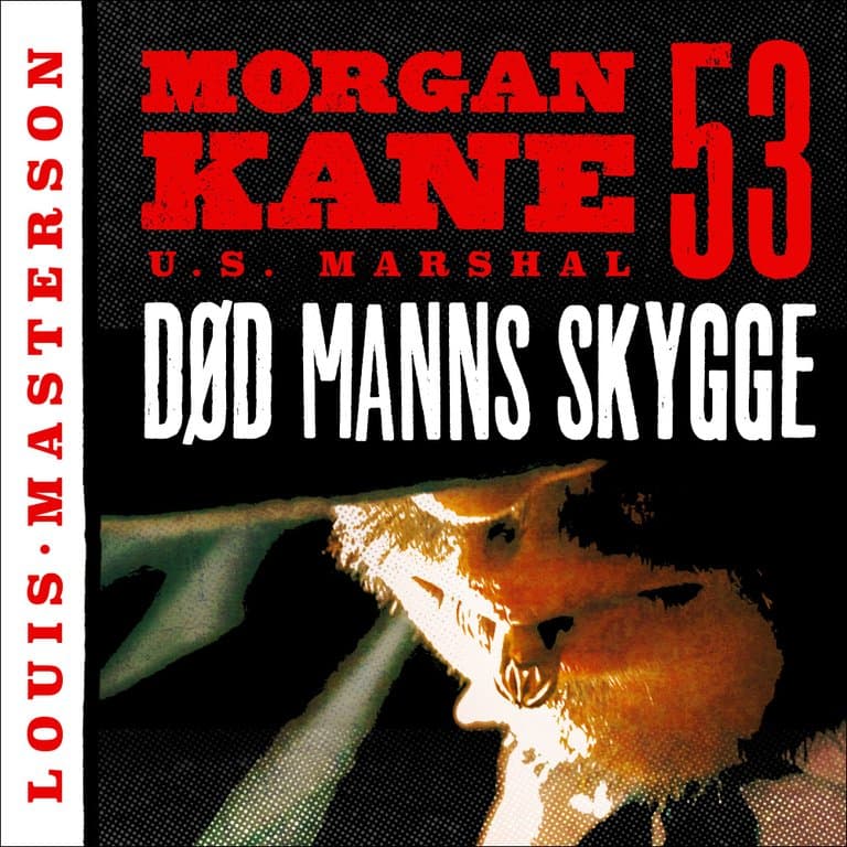 Omslag Død manns skygge av Louis Masterson (Lydbok)