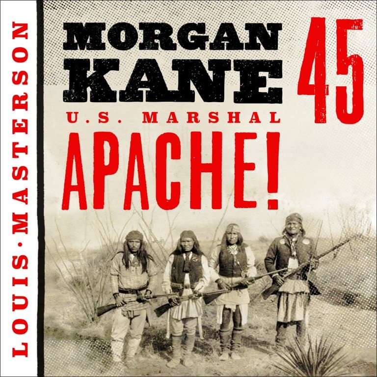 Omslag Apache! av Louis Masterson (Lydbok)