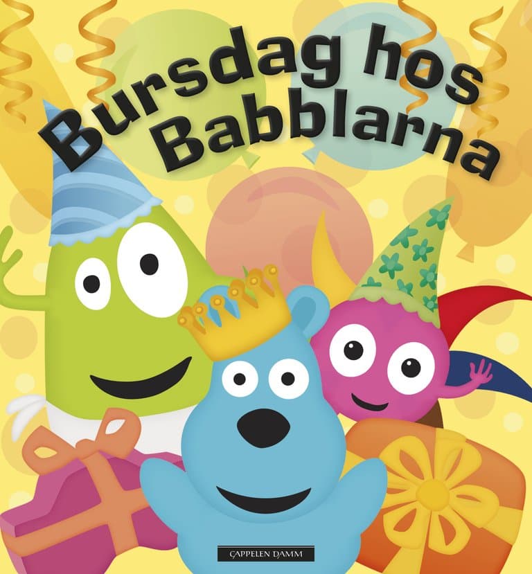Omslag Bursdag hos Babblarna av Anneli Tisell (Innbundet)