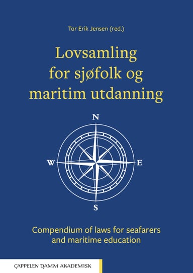 Omslag av "Lovsamling for sjøfolk og maritim utdanning"