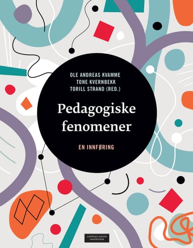 Omslag av "Pedagogiske fenomener"