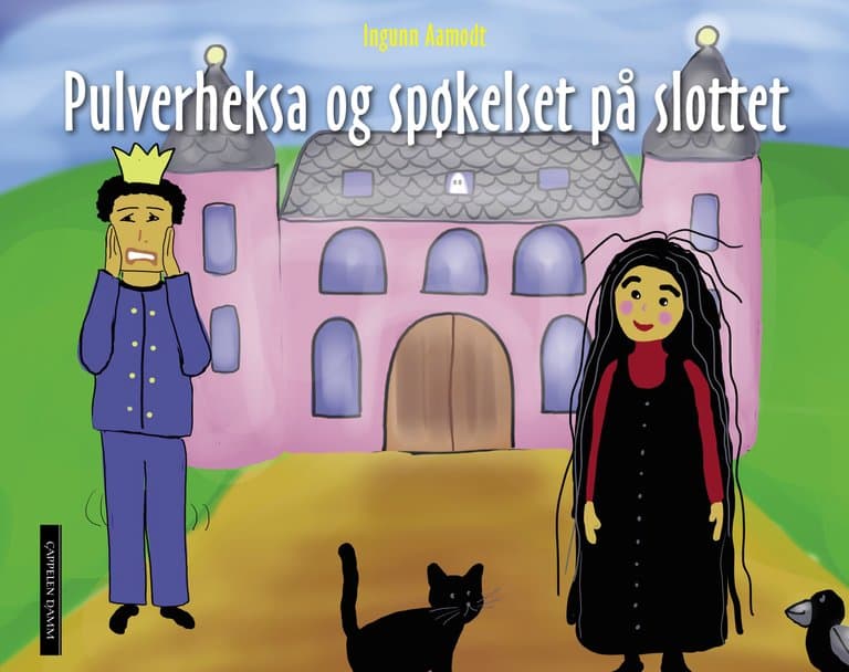 Omslag Pulverheksa og spøkelset på slottet av Ingunn Aamodt (Innbundet)