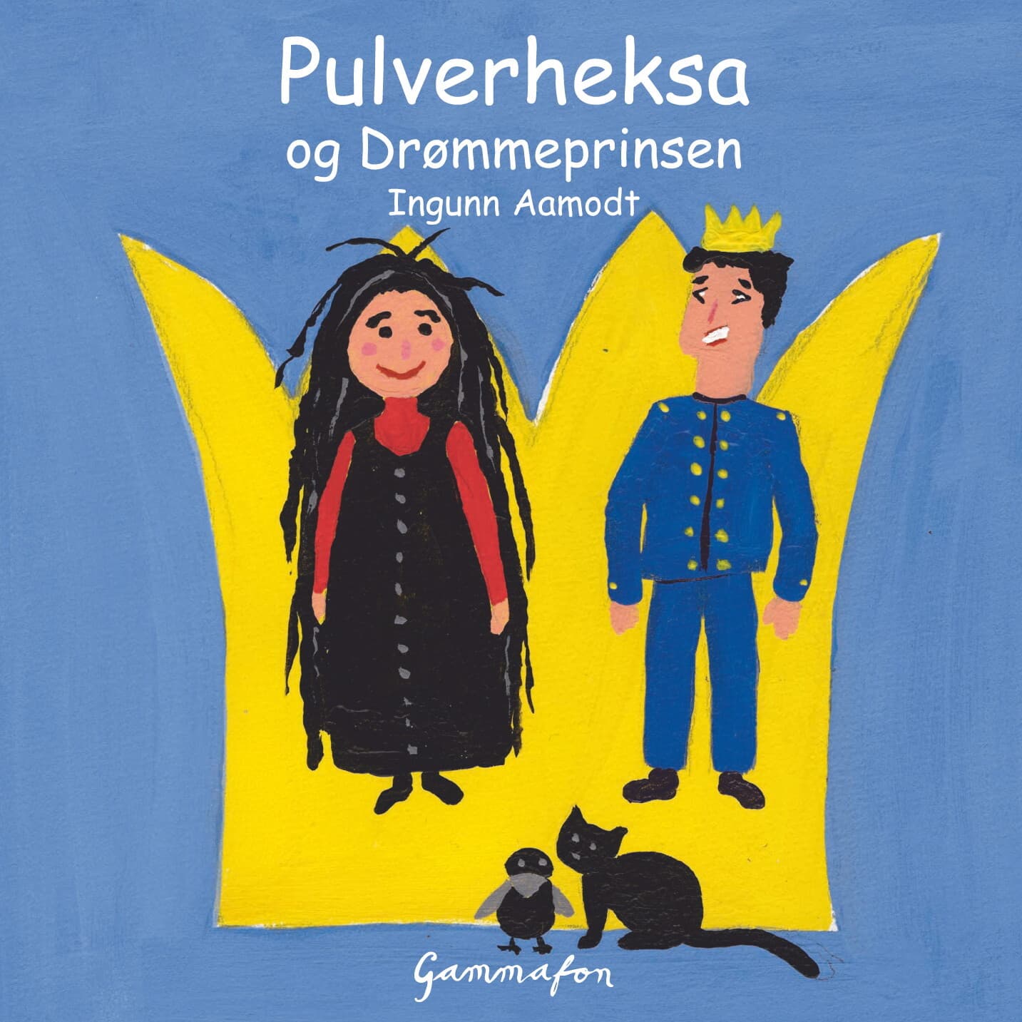 Omslag Pulverheksa og Drømmeprinsen av Ingunn Aamodt (Lydbok)