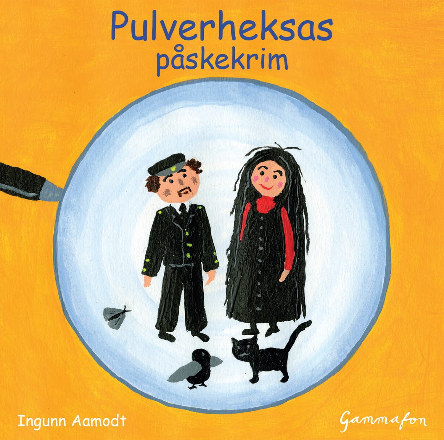 Omslag Pulverheksas påskekrim av Ingunn Aamodt (Lydbok)