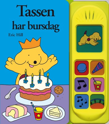 Omslag av "Tassen har bursdag - bok med lydpanel"
