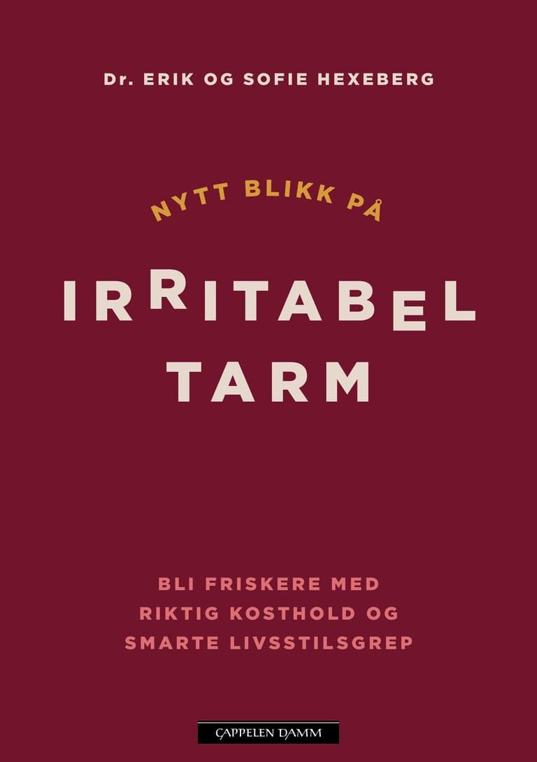 Omslag Nytt blikk på irritabel tarm av Erik Hexeberg og Sofie Hexeberg (Innbundet)