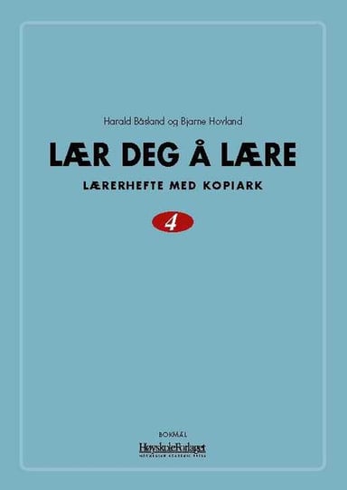 Omslag av "Lær deg å lære 4"