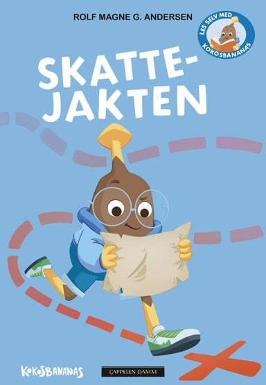 Omslag av "Les selv med Kokosbananas: Skattejakten"