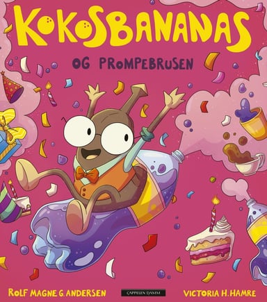 Omslag av "Kokosbananas og prompebrusen"