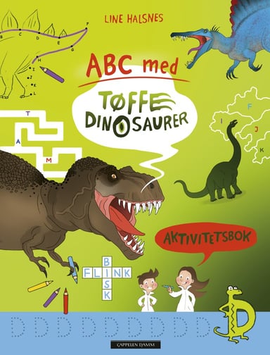 Omslag av "ABC med Tøffe dinosaurer"