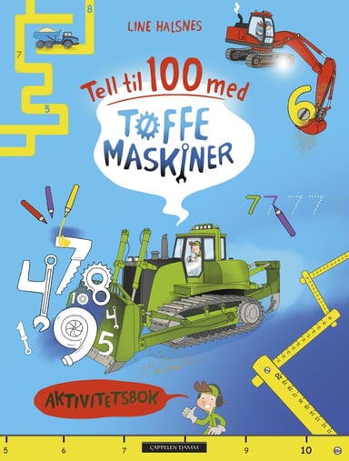Omslag av "Tell til 100 med Tøffe maskiner"
