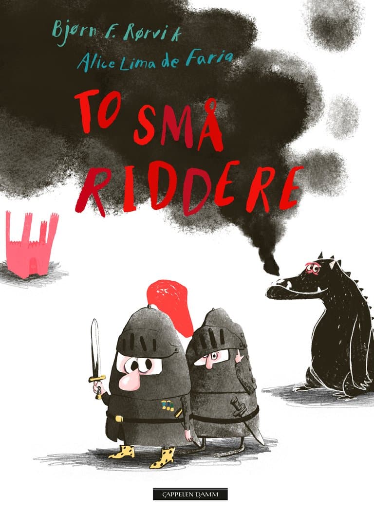 Omslag To små riddere av Bjørn F. Rørvik og Alice Lima de Faria (Ebok)