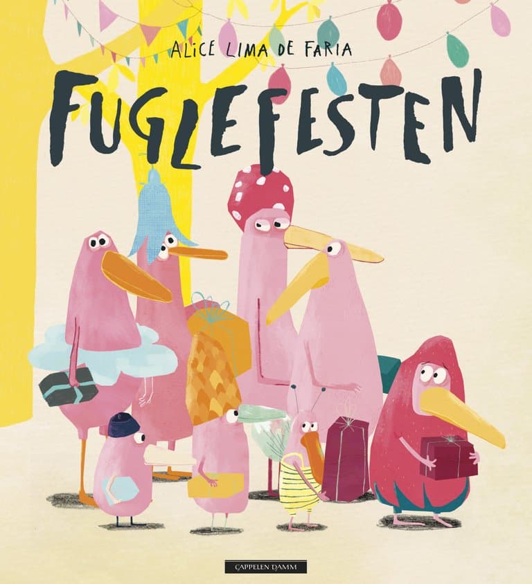 Omslag Fuglefesten av Alice Bjerknes Lima de Faria (Innbundet)