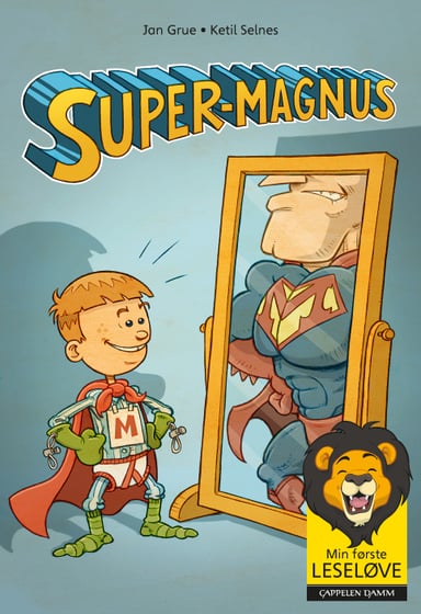 Omslag av "Min første leseløve - Super-Magnus"