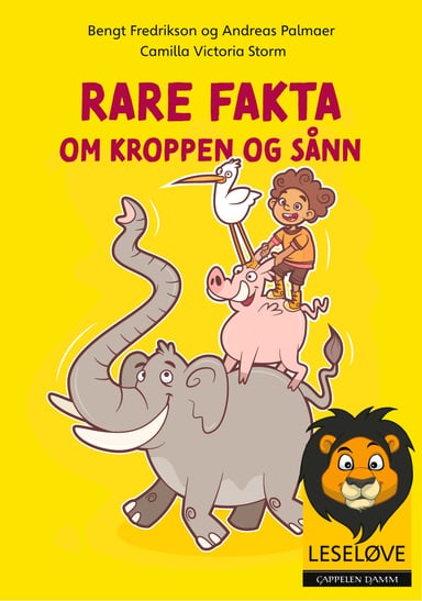 Omslag av "Leseløve - Rare fakta om kroppen og sånn"