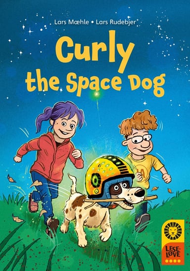 Omslag av "Leseløve nivå 4 Engelsk - Curly the Space Dog"