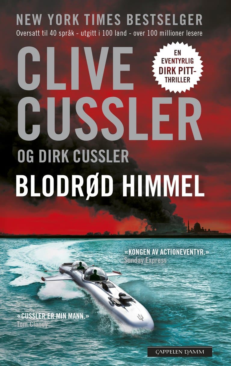 Omslag Blodrød himmel av Clive Cussler (Ebok)