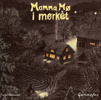 Omslag av "Mamma Mø i mørket"