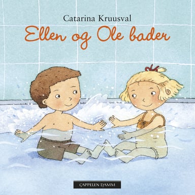 Omslag av "Ellen og Ole bader"