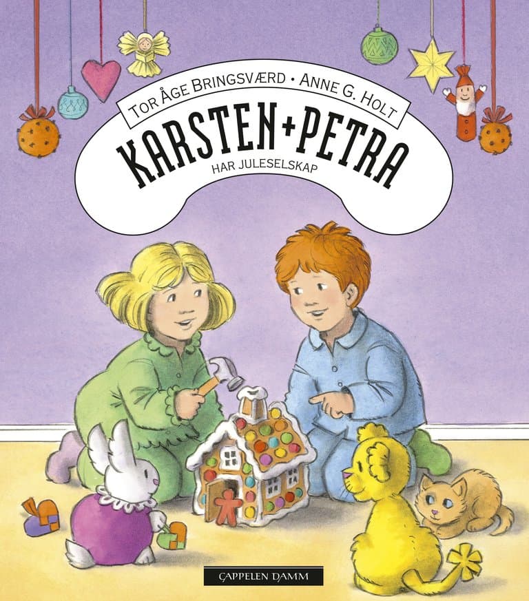 Omslag Karsten og Petra har juleselskap av Tor Åge Bringsværd (Innbundet)