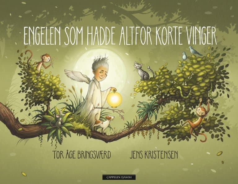 Omslag Engelen som hadde altfor korte vinger av Tor Åge Bringsværd (Ebok)