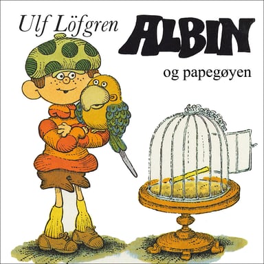 Omslag av "Albin og papegøyen"