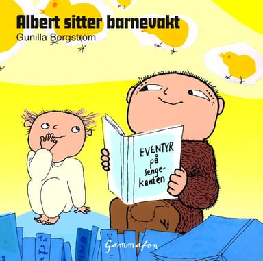 Omslag av "Albert sitter barnevakt"