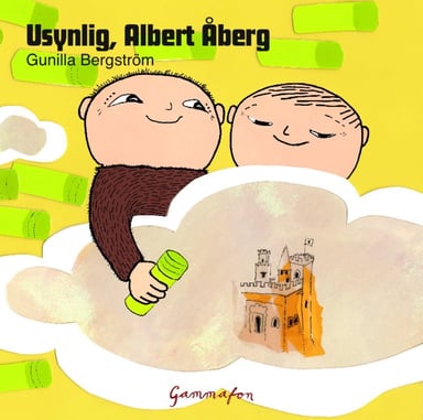 Omslag av "Usynlig, Albert Åberg"