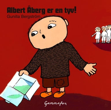 Omslag av "Albert Åberg er en tyv!"
