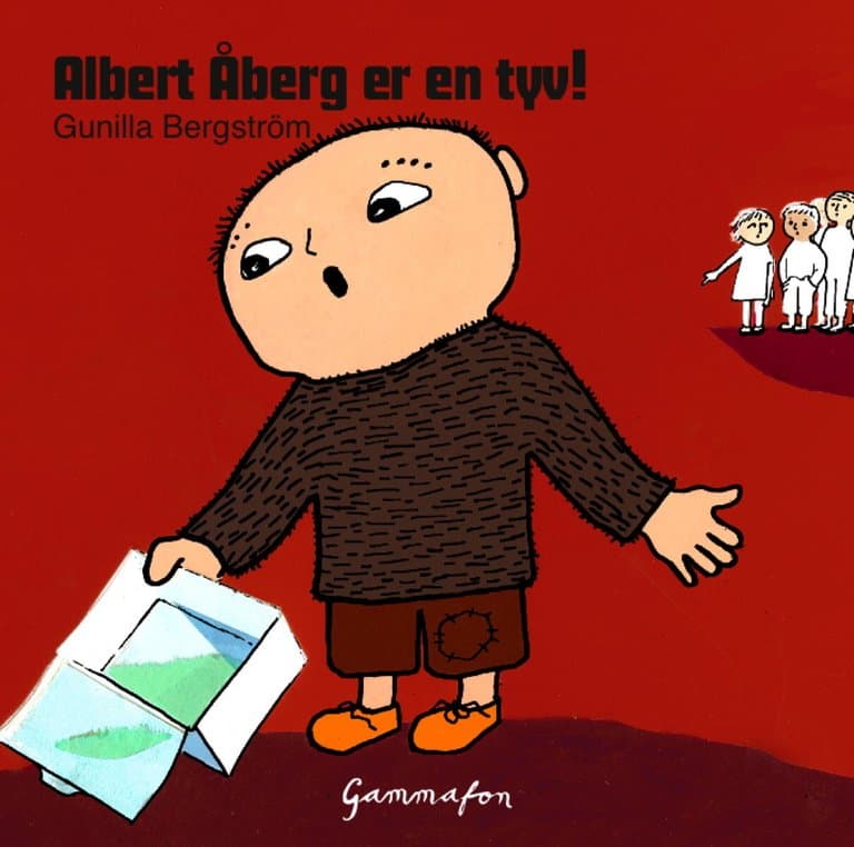 Omslag Albert Åberg er en tyv! av Gunilla Bergström (Lydbok)