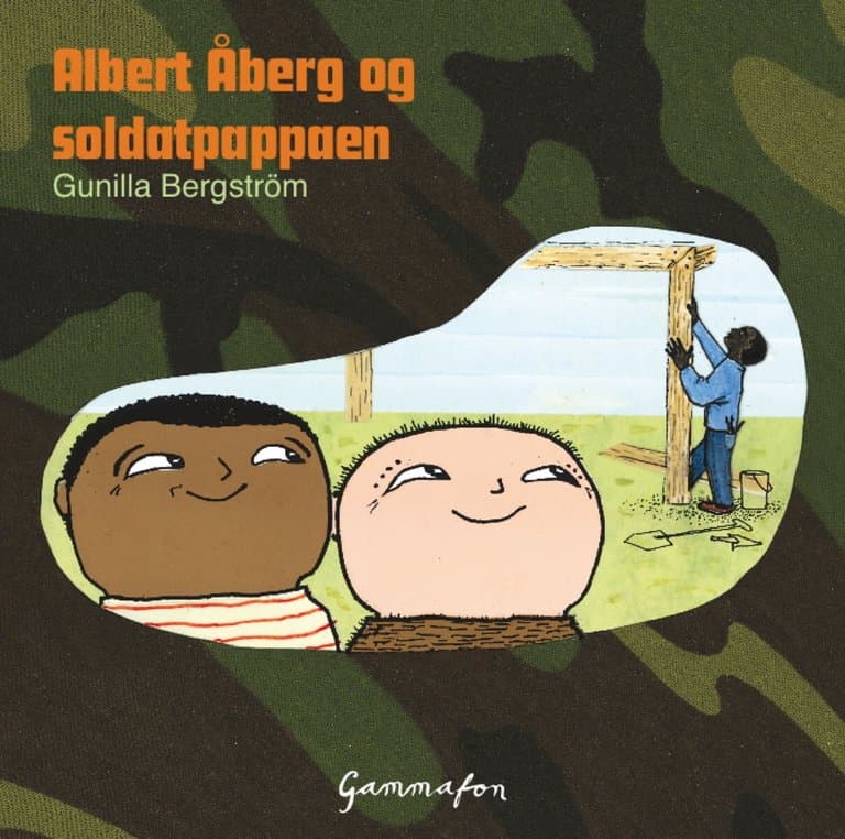 Omslag Albert Åberg og soldatpappaen av Gunilla Bergström (Lydbok)