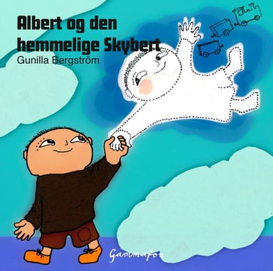 Omslag av "Albert og den hemmelige Skybert"