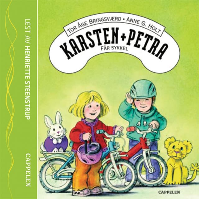 Omslag Karsten og Petra får sykkel av Tor Åge Bringsværd (CD)